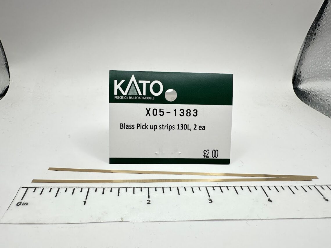 Passenger Car brass pickup strips (N-Scale)