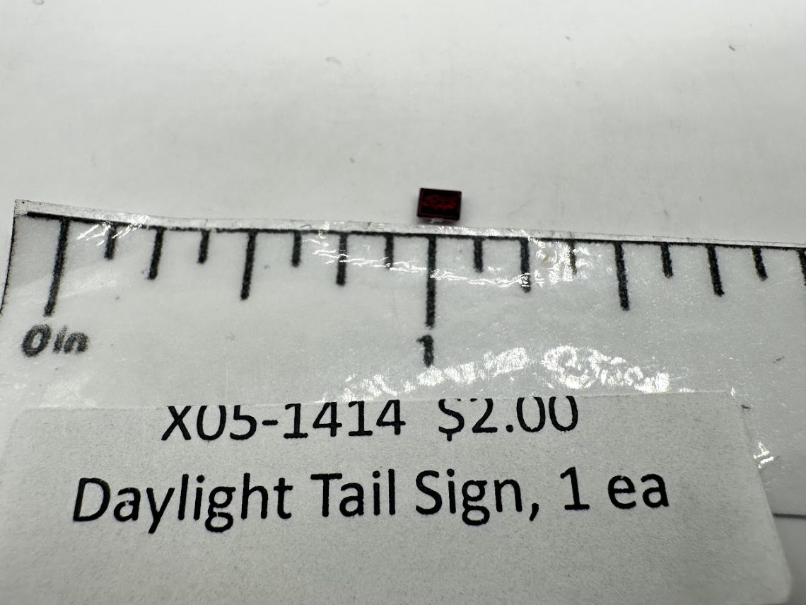 SP Daylight Observation Tail Sign (N-Scale)