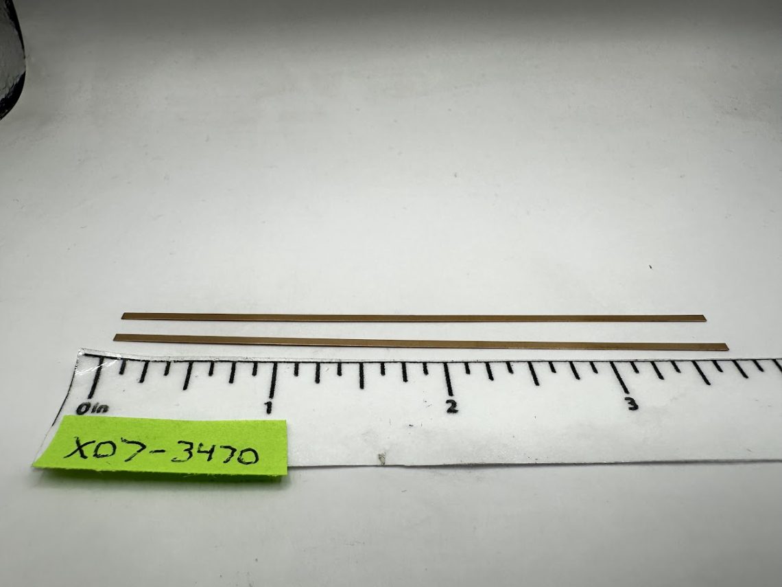 Brass Pick up strips, SDP40F (N-Scale)