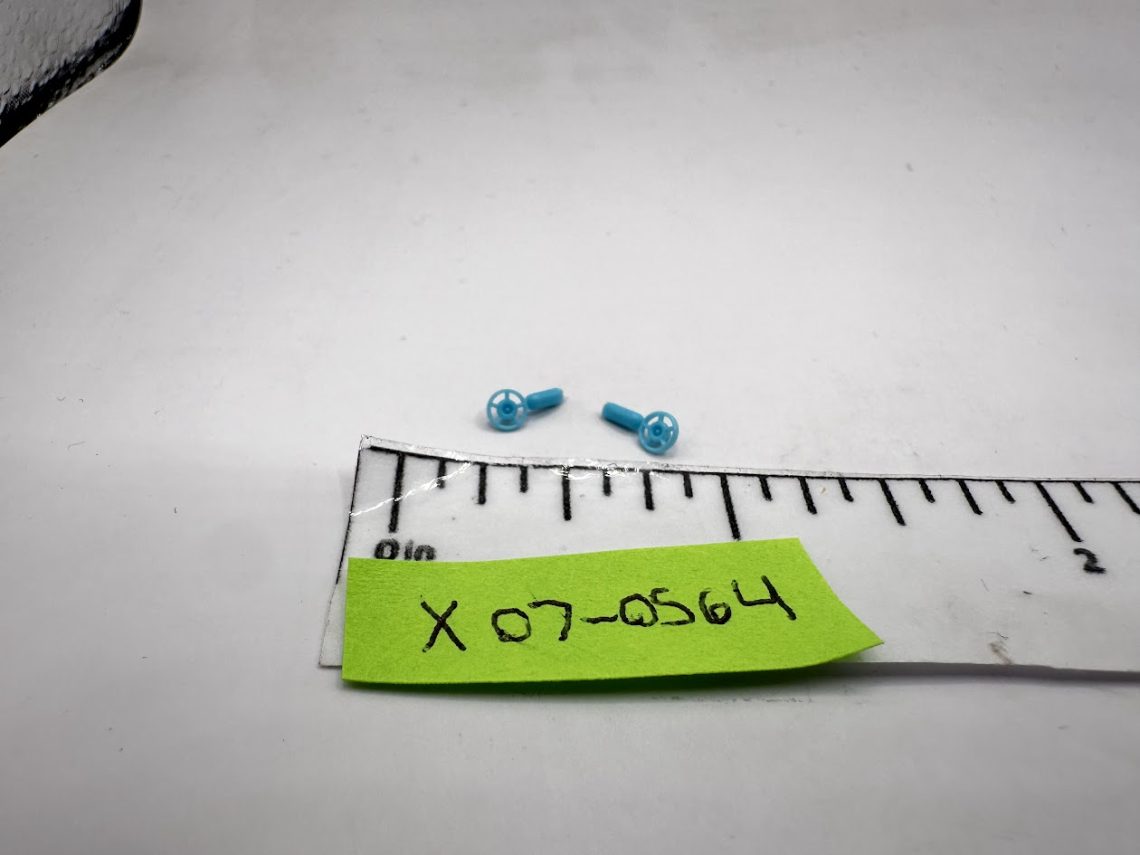 Five spoke Brake Wheel, Sky Blue (N-Scale)