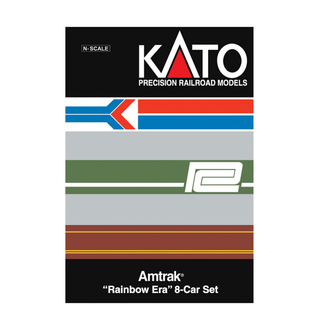 Amtrak “Rainbow Era” 8-Car Set
