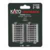 H 60mm (2-3/8") Straight Track, (4 ea)