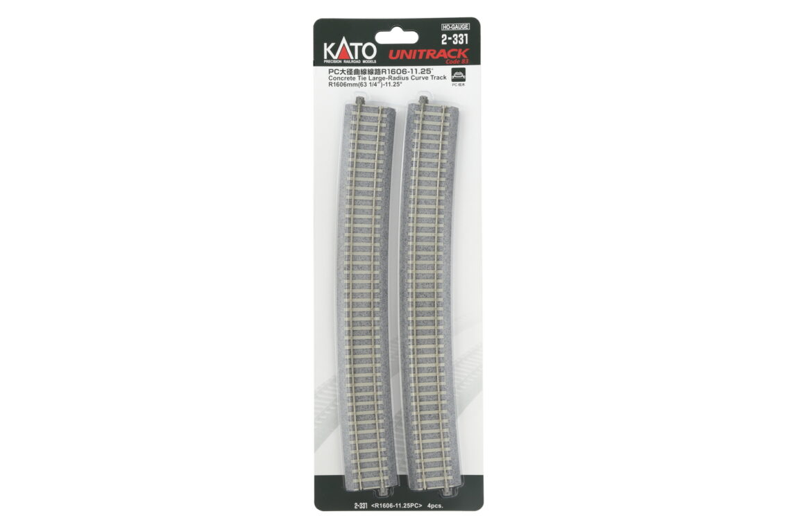 H Concrete Tie Large-Radius Curve (63 1/4") -11.25" [4 pcs]