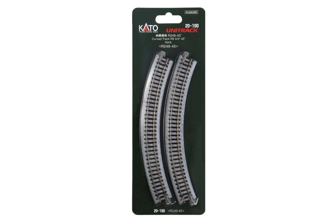 N R249-45 CURVED TR. 4EA (9 3/4-45d)