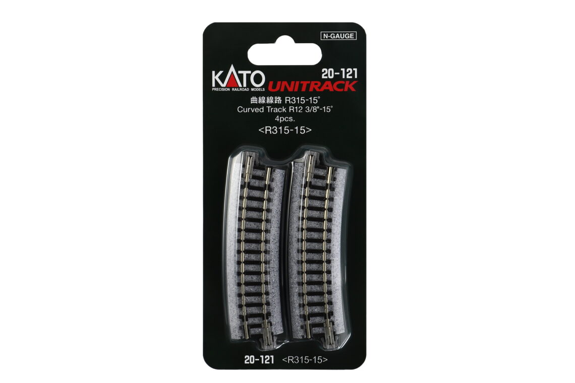 N R315-15 Curved Track (4 ea)  (12 3/8-15d)