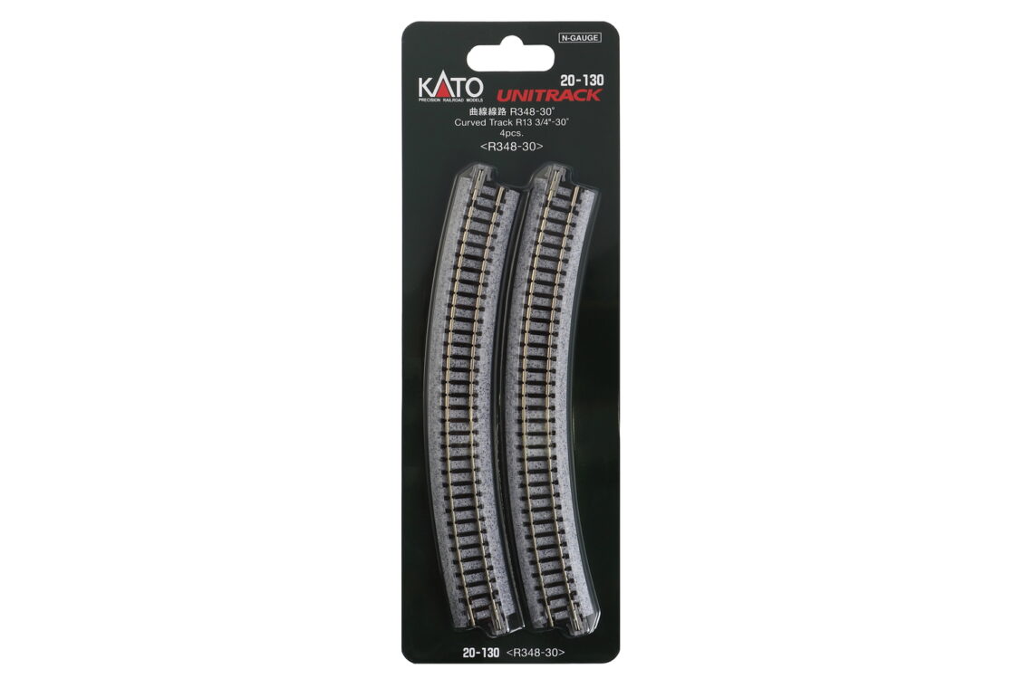 N R348-30 Curved Track (4 ea) (13 3/4-30d)