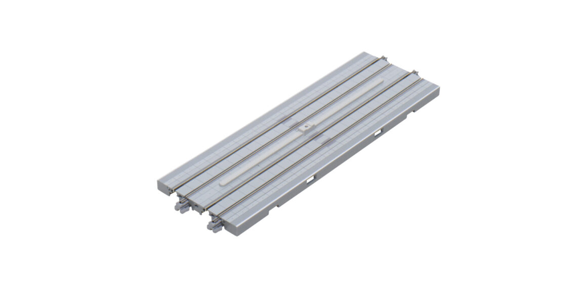 Unitram Street track Straight 186mm (7 5/16")