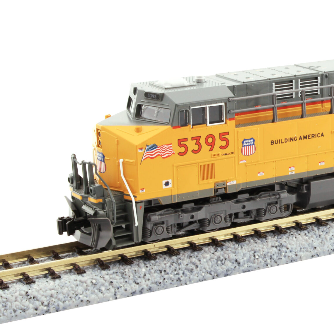 N ES44AC Union Pacific #5395 (Nose Flags)