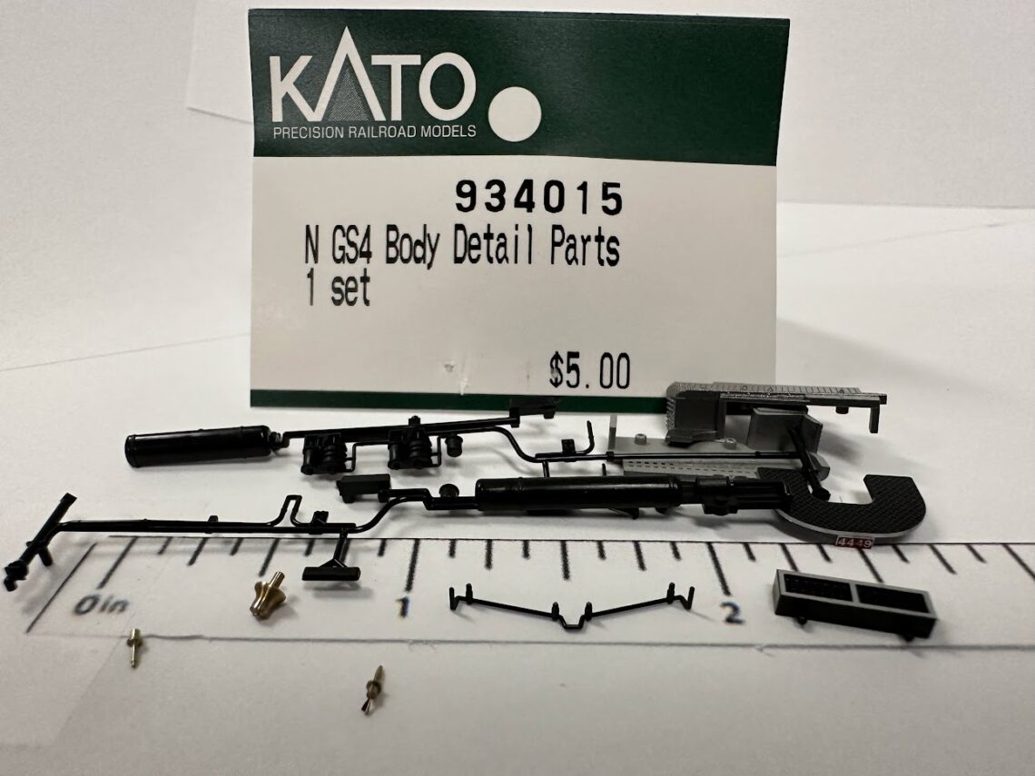 N GS4 Body Detail Parts (N-Scale)