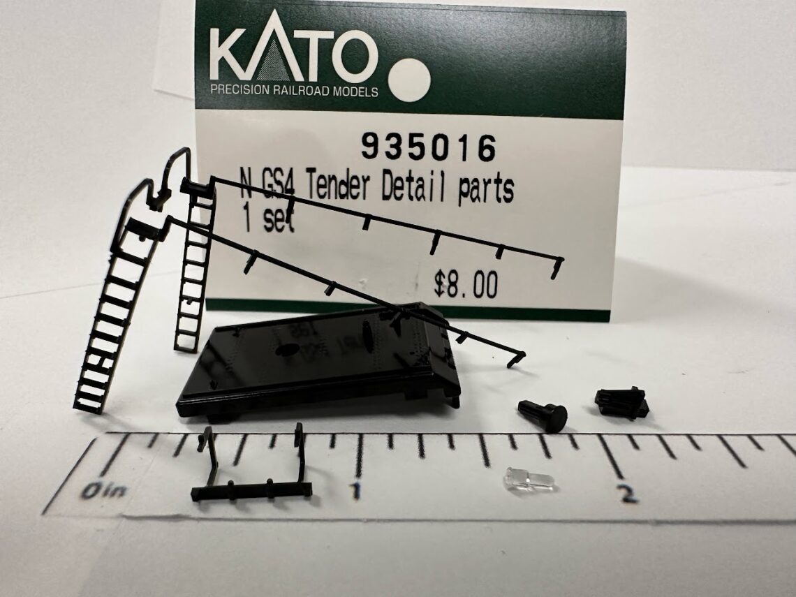 N GS4 Tender Detail Parts set (N-Scale)