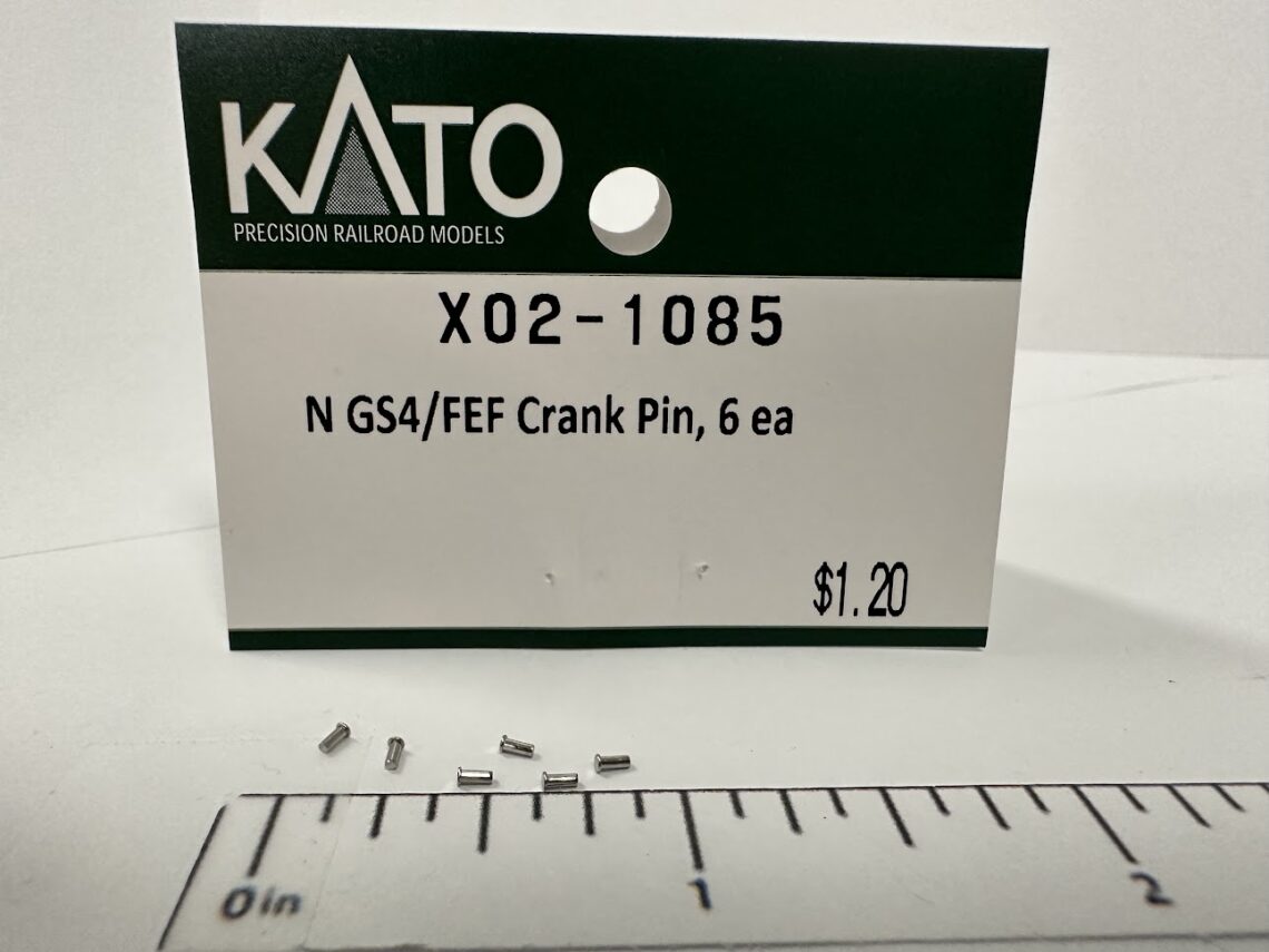 N GS4, FEF, Big Boy Crank Pin (N-Scale)