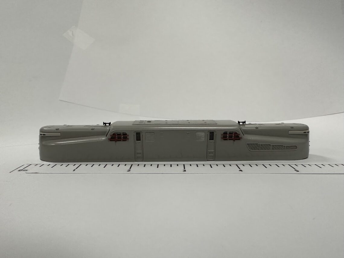 GG1 Undecorated Body shell, complete (no pantographs) (N-Scale)