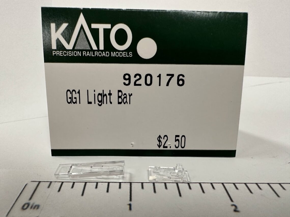 GG1 Light Bars, front and rear (N-Scale)