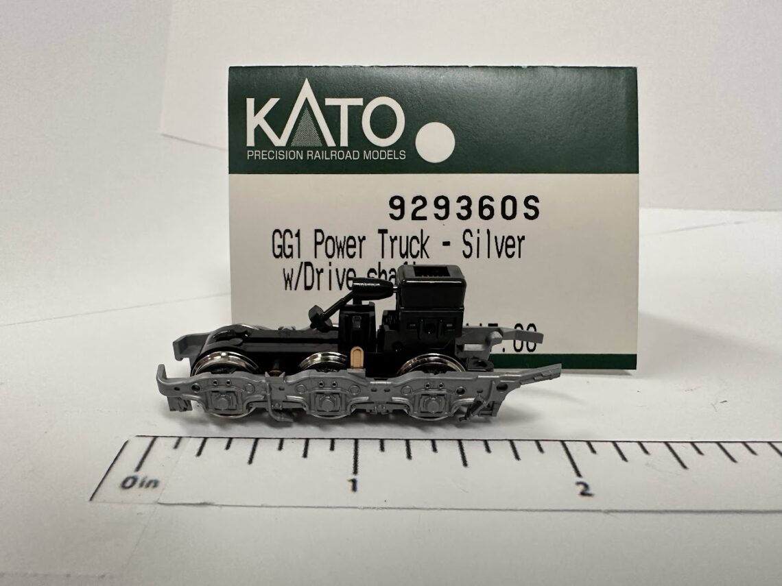 GG1 Powered Truck with drive shaft, Silver (N-Scale)