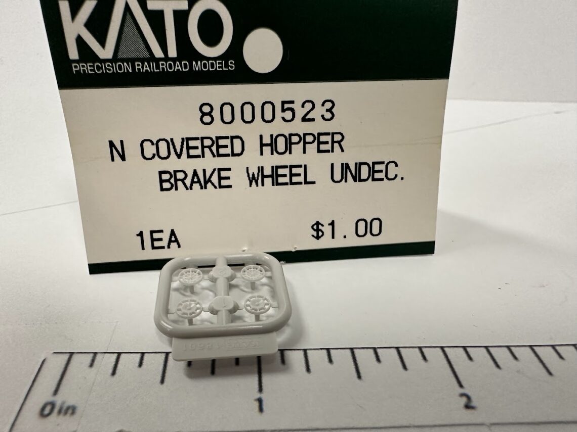 Covered Hopper Brake Wheel (N-Scale)