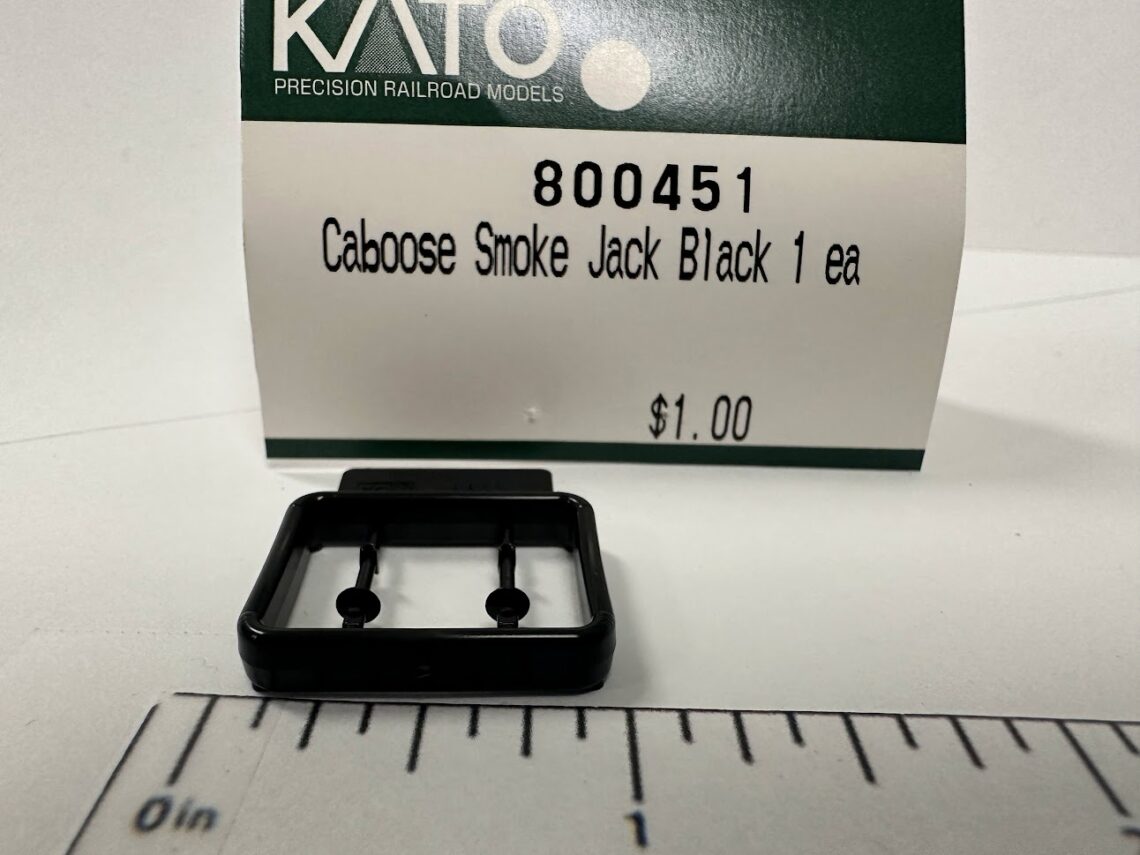 Caboose Smoke Jack, Black (N-Scale)