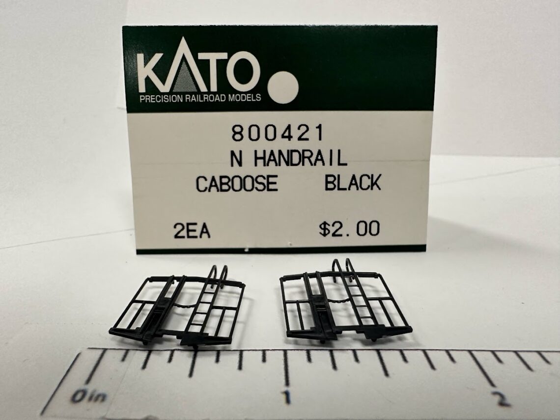 Caboose Handrail Set, Black (N-Scale)