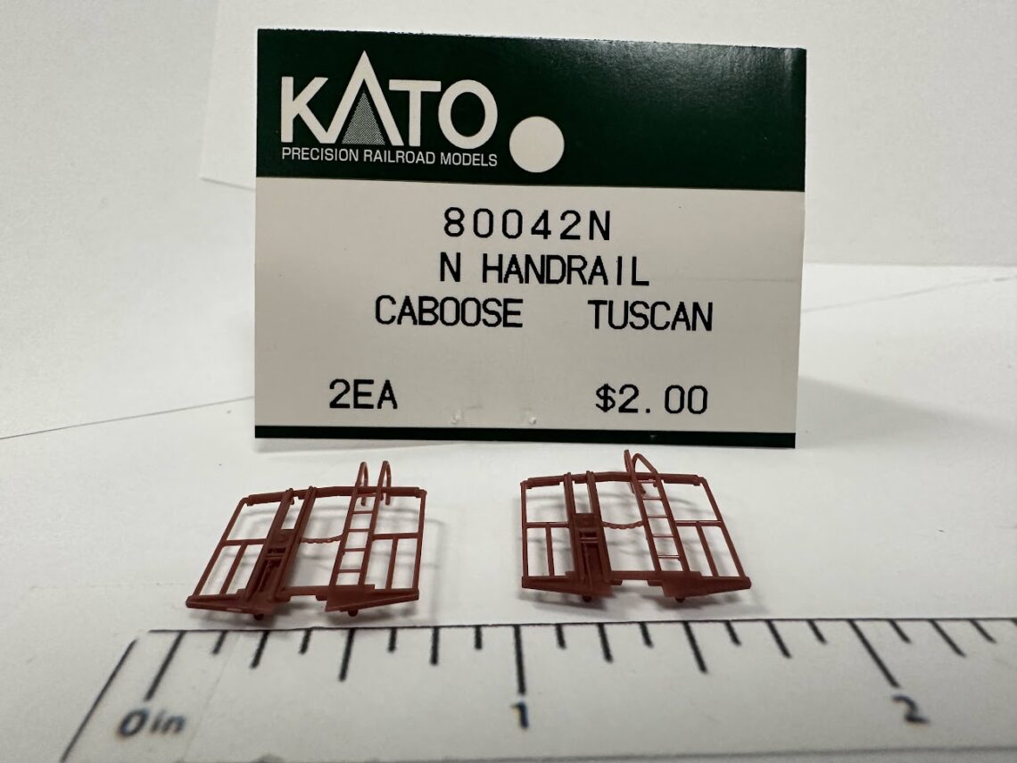 Caboose Handrail Set, Tuscan (N-Scale)