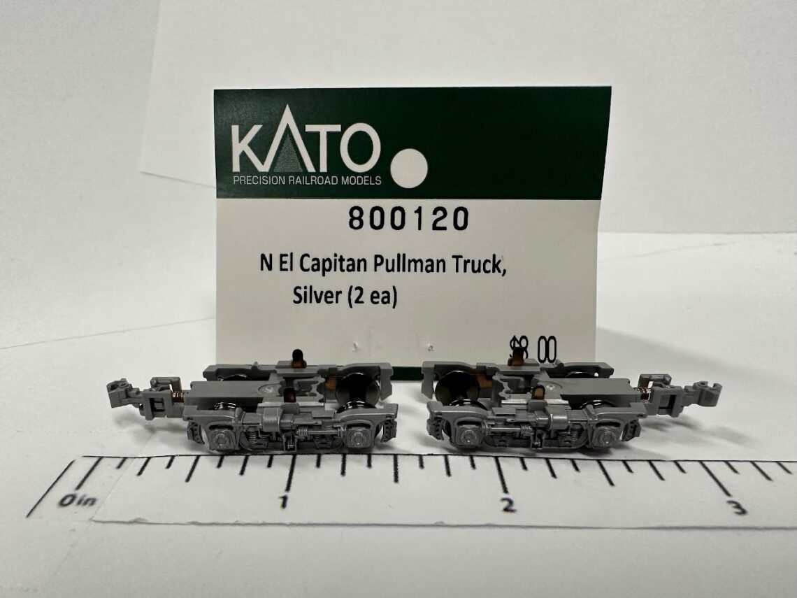 El Capitan Pullman Truck, Silver, w/ Silver coupler (N-Scale)