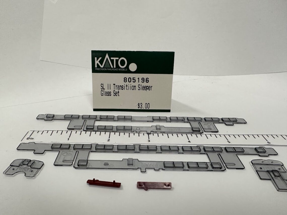 Superliner II Transition Sleeper Glass (N-Scale)