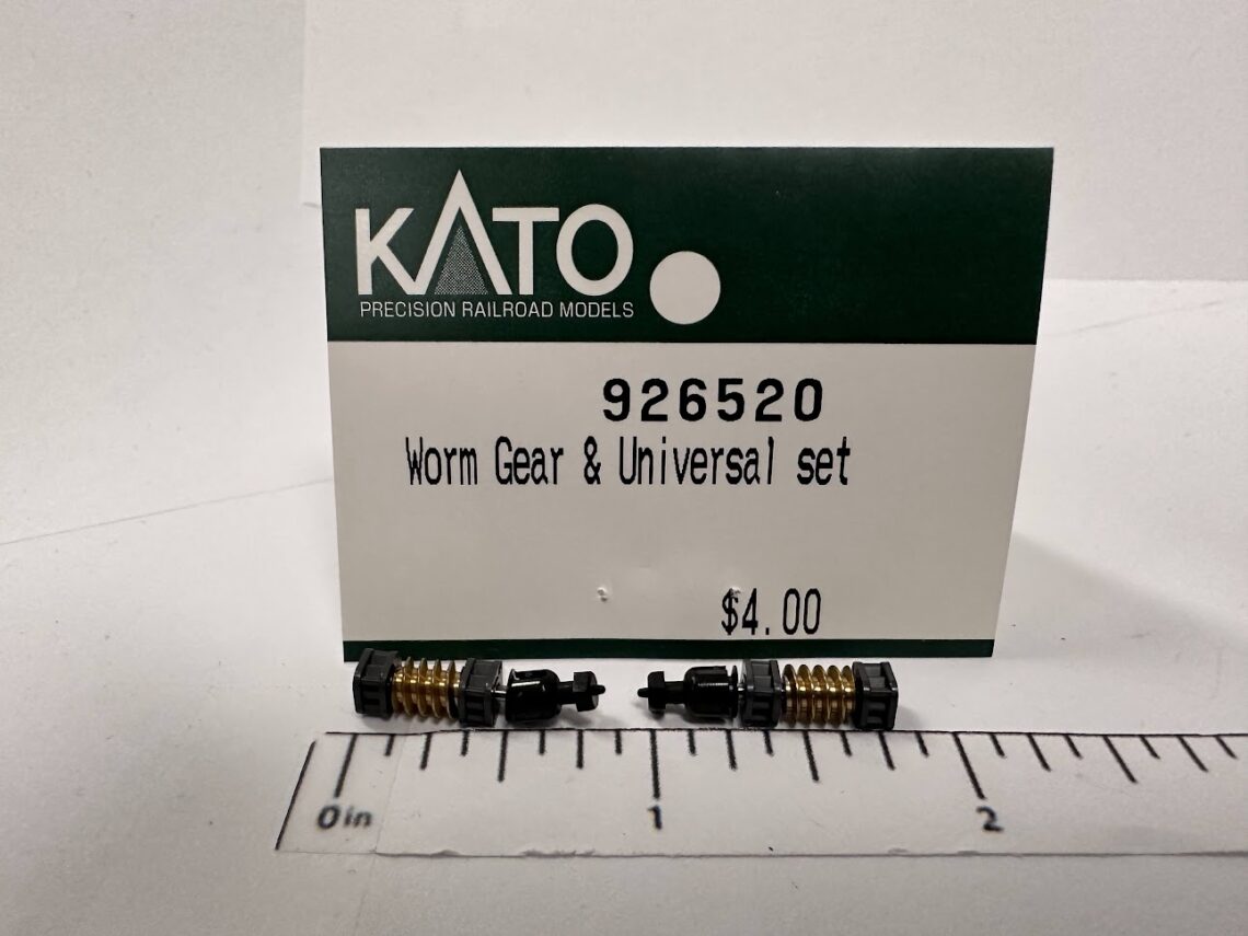 Worm Gear Set, includes universal (N-Scale)