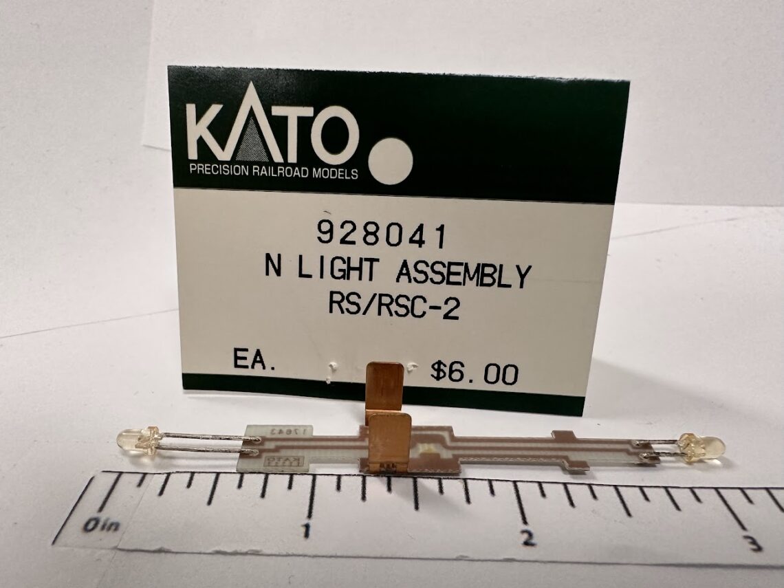 Circuit Board with Amber LED Lights (N-Scale)