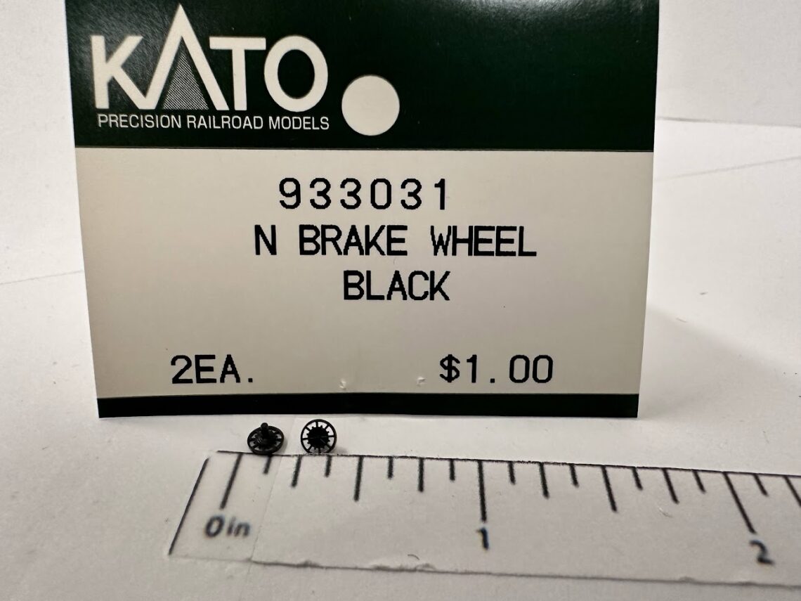 RS-2 / RSC-2 Brake Wheel, Black (N-Scale)