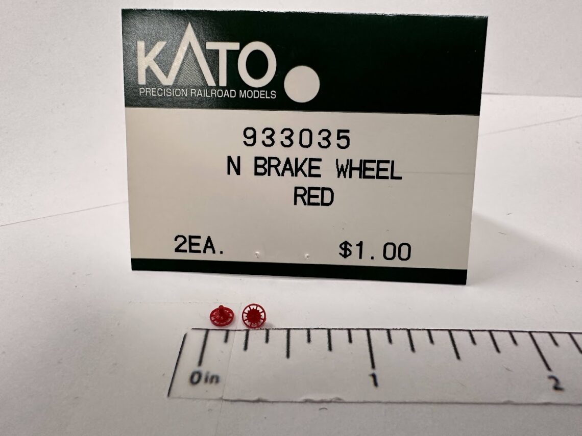 RS-2 / RSC-2 Brake Wheel, Red (N-Scale)