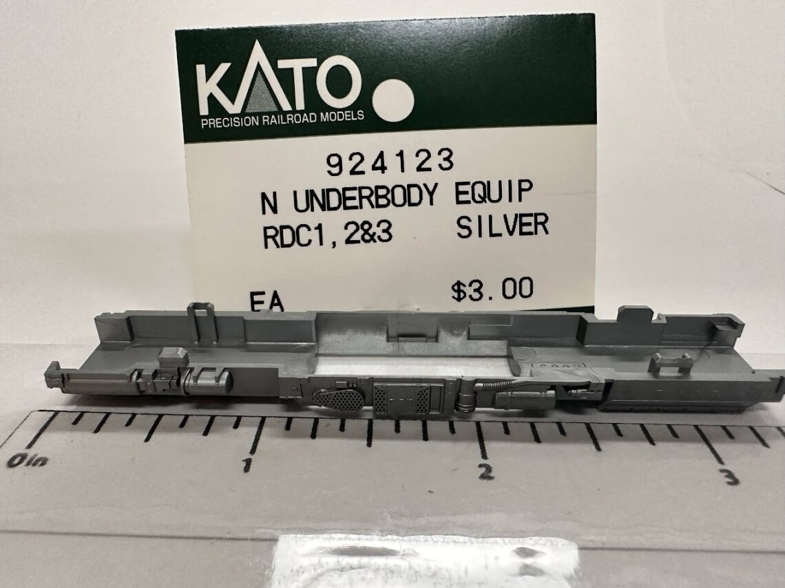 RDC Underbody Equipment, Silver (N-Scale)