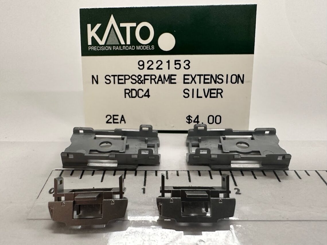 Steps & Frame Extension, RDC-4 (N-Scale)