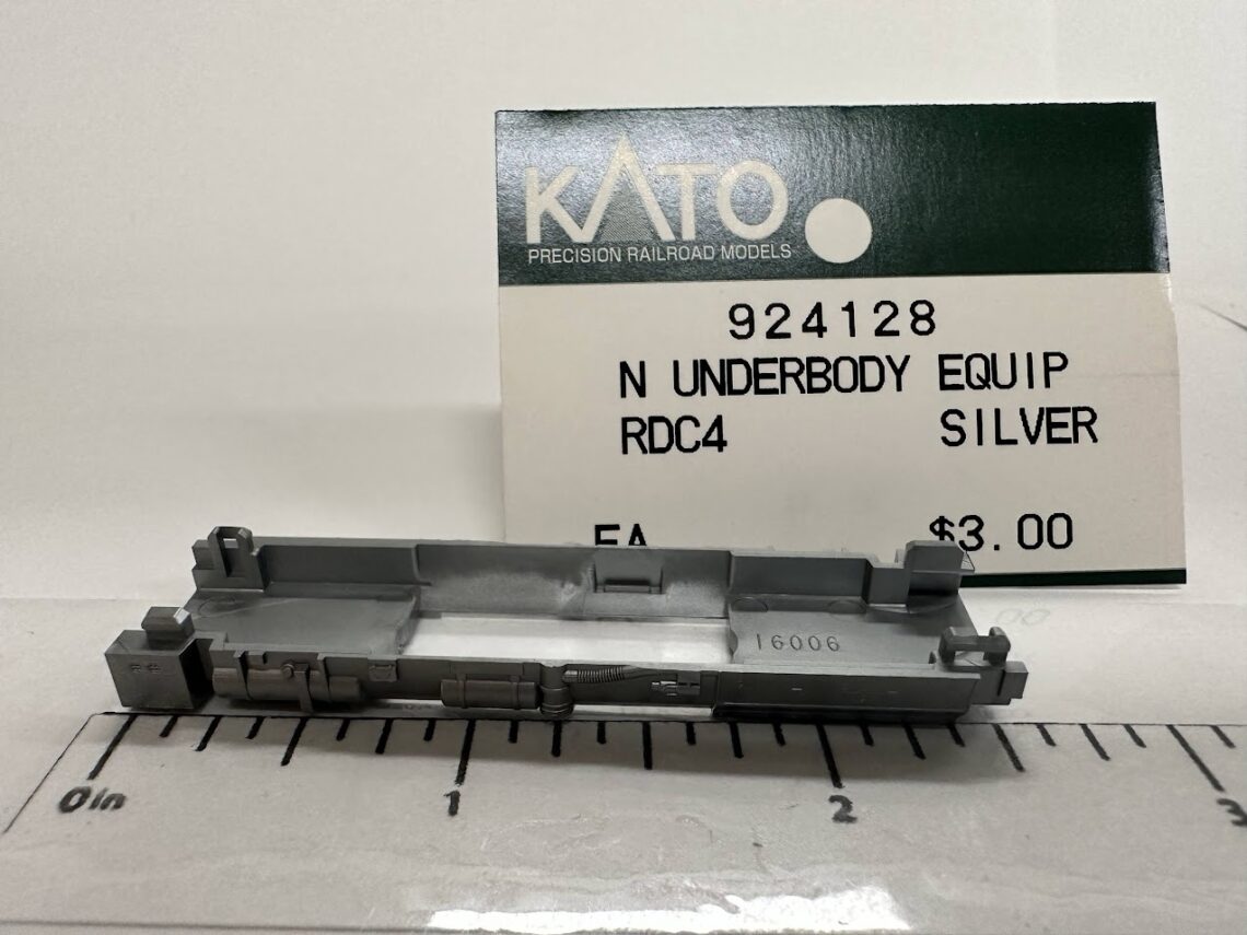RDC Underbody Equipment, Silver (N-Scale)