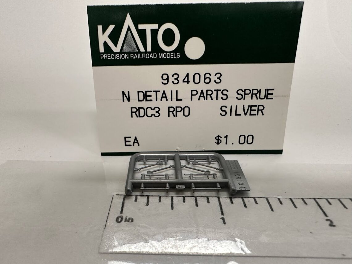 RDC-3 RPO Detail Parts Sprue, Silver (N-Scale)
