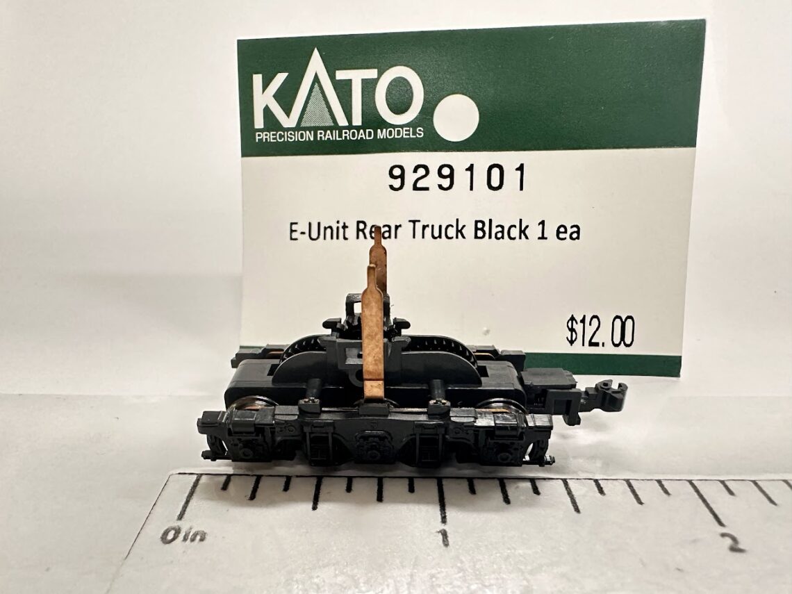 E-Unit Rear Truck, Black (N-Scale)