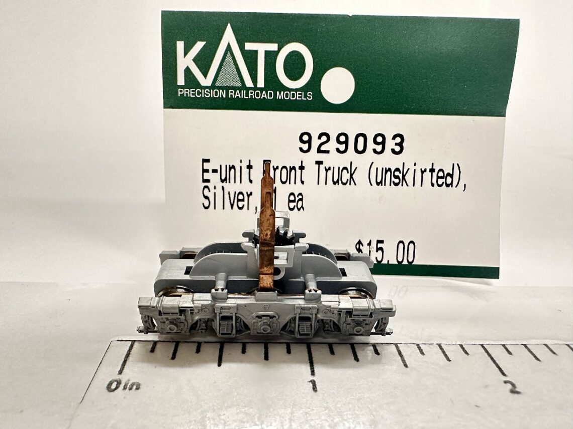 E-Unit Front Truck (unskirted), Silver (N-Scale)