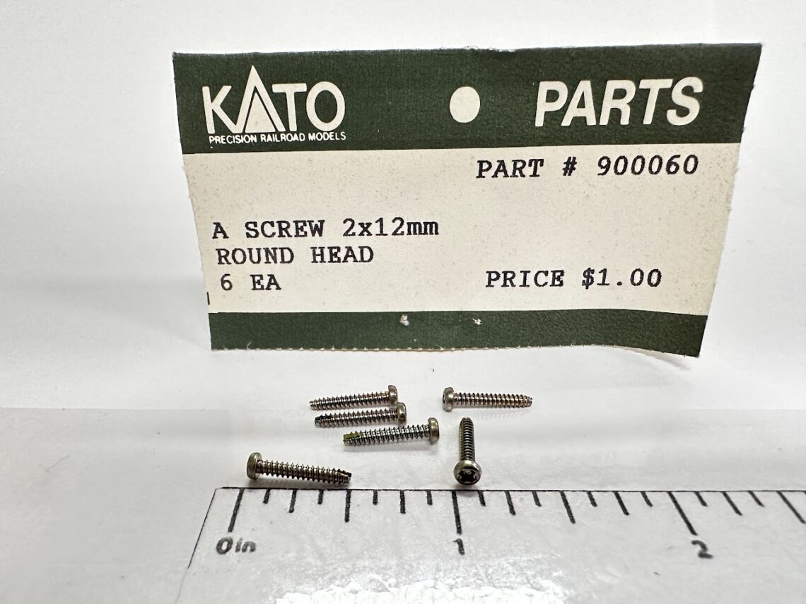 Screw 2x12mm, Round Head (Multi)