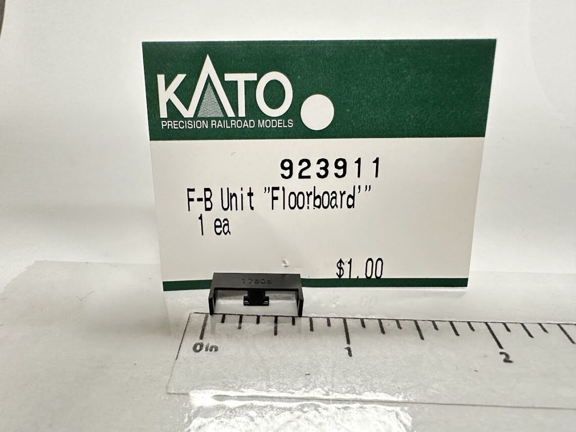 F-Unit "Floorboard," B-Unit (Black) (N-Scale)