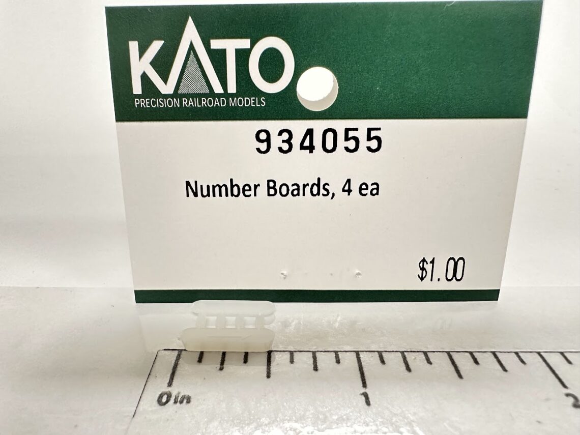 Number Boards (N-Scale)