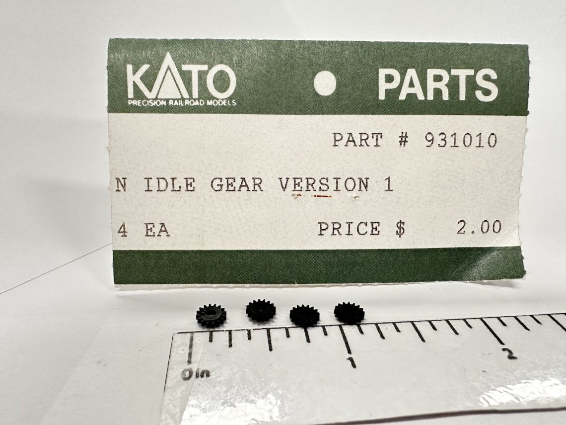 Idler Gear, Version 1 (N-Scale)