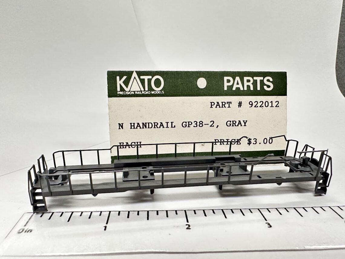 GP38-2 Handrail Set, Gray (N-Scale)