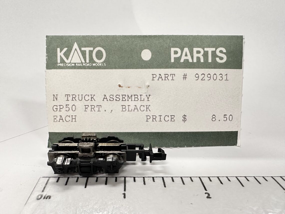 GP50 Front Truck, Black (N-Scale)