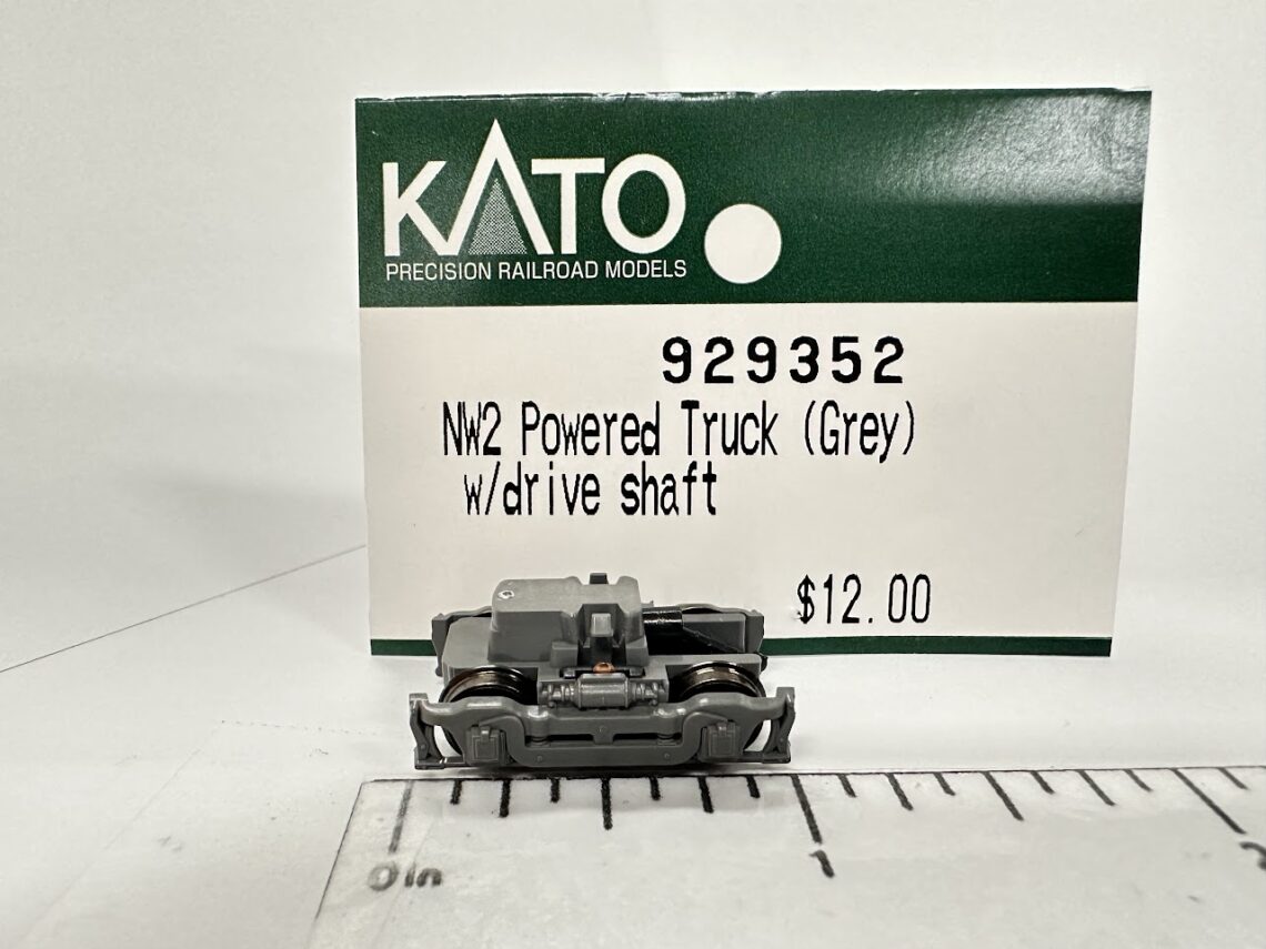 NW2 Powered Truck (Grey) with drive shaft (N-Scale)