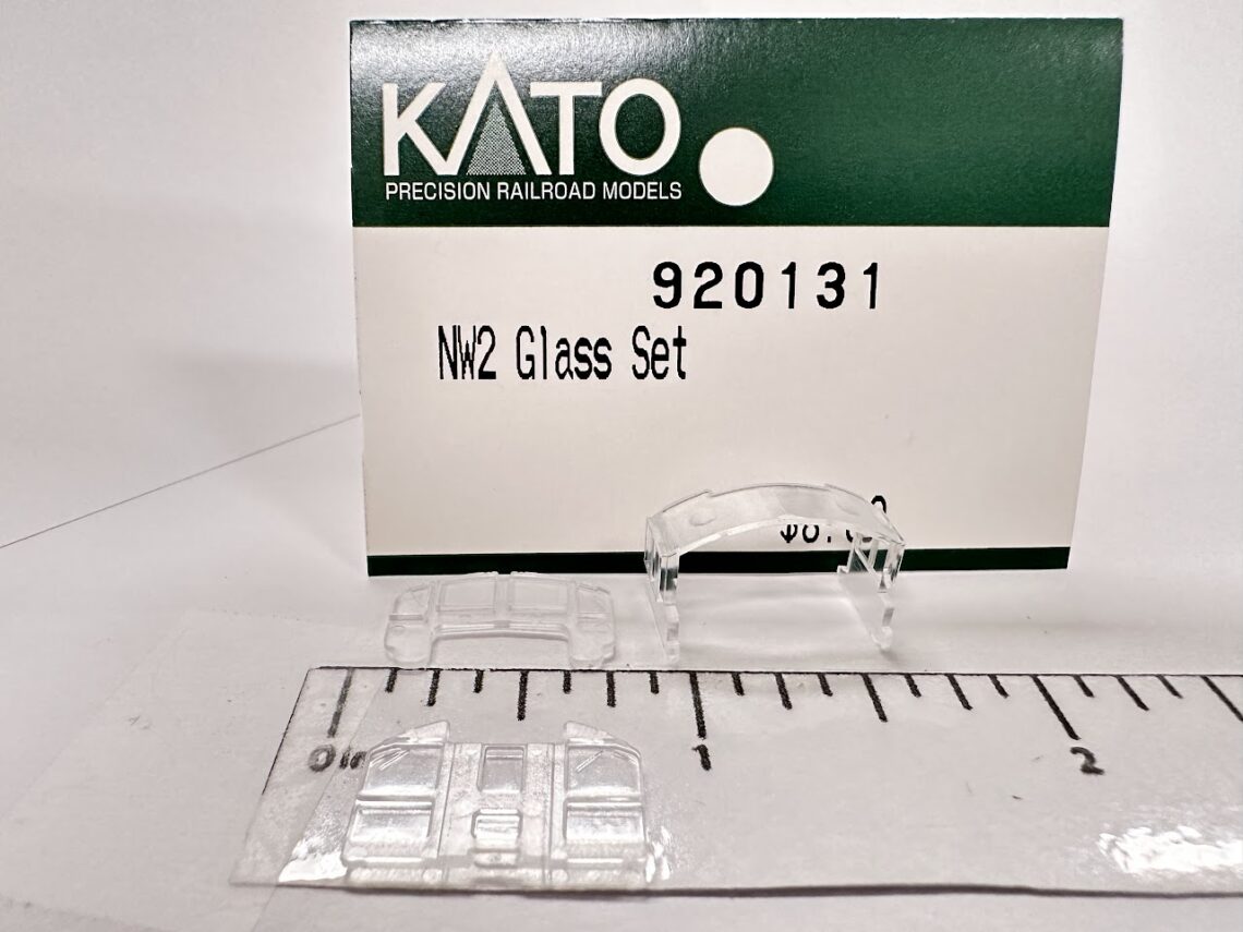 NW2 Glass Set (Cab windows only) (N-Scale)