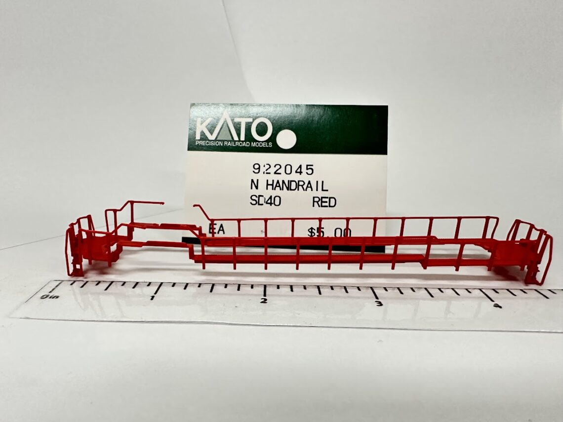 SD40 Handrail Set, Red (N-Scale)