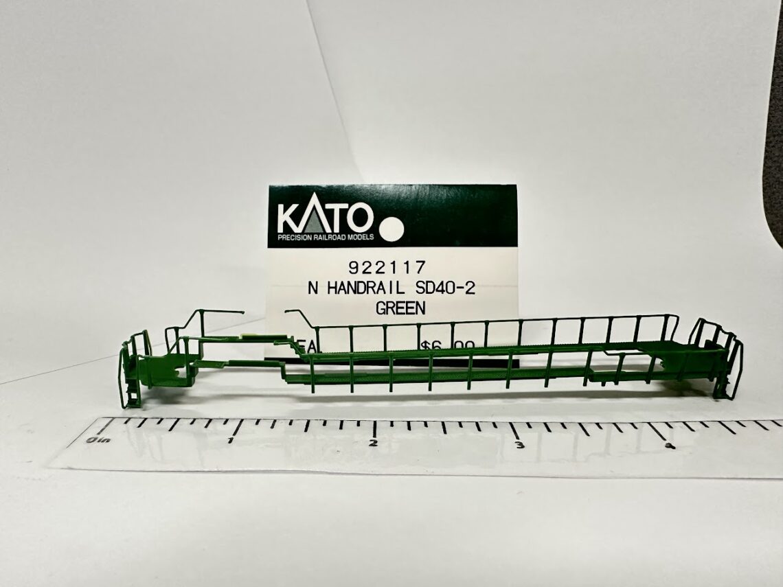 SD40-2 (Early) Handrail Set, BN Green (N-Scale)