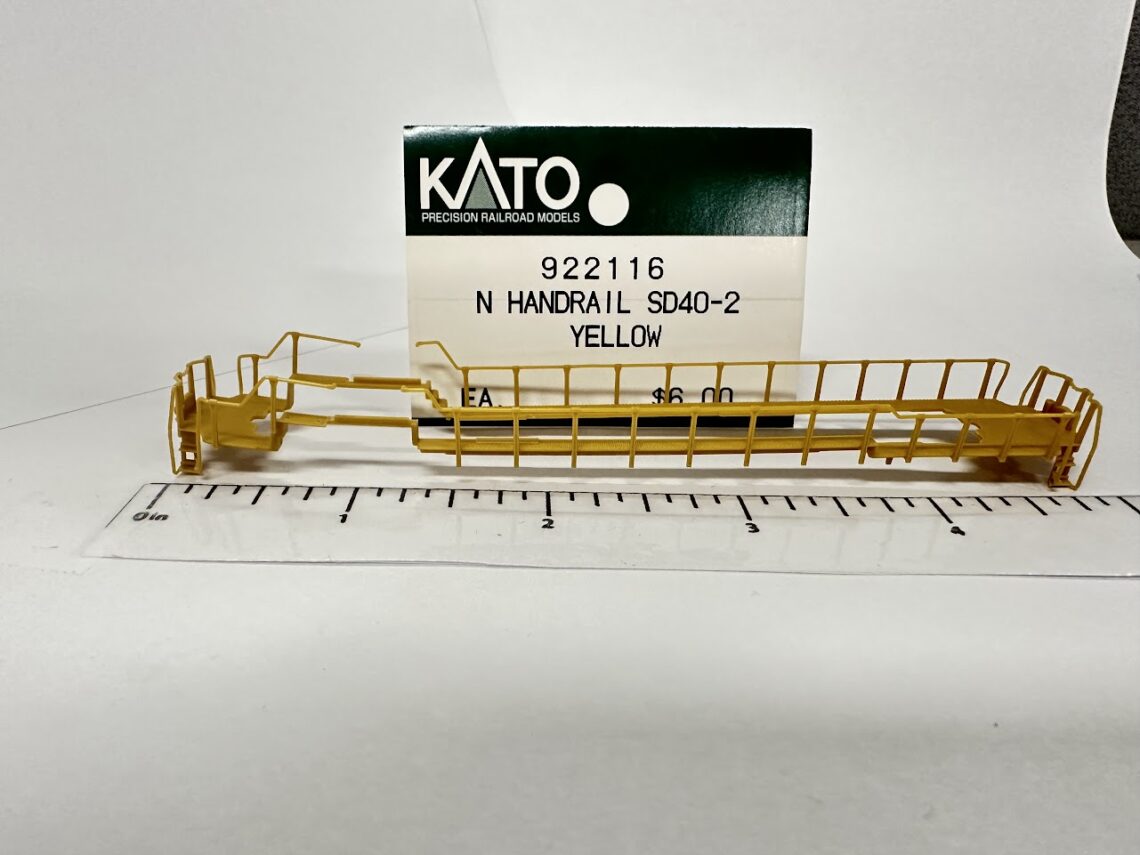 SD40-2 (Early) Handrail Set, Yellow (N-Scale)