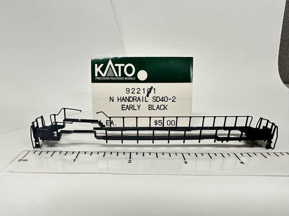 SD40-2 (Early) Handrail Set, Black (N-Scale)