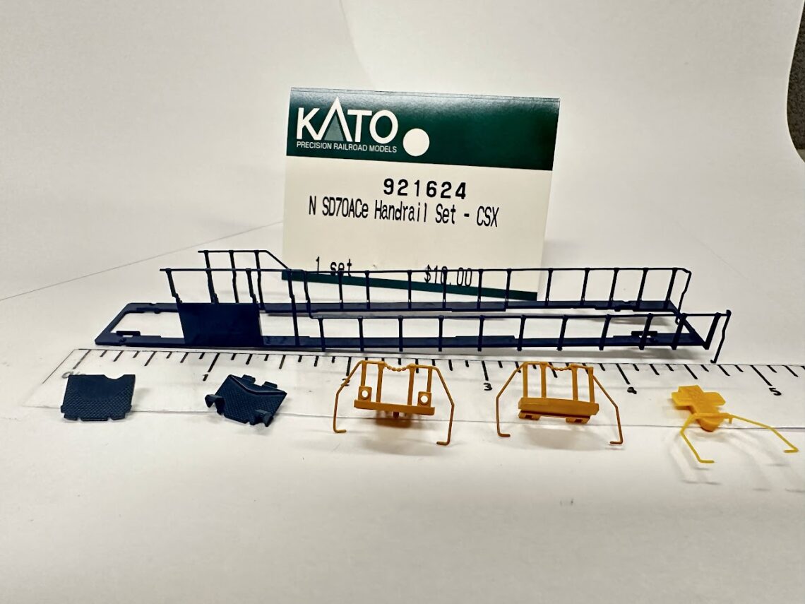 SD70ACe Handrail Set, CSX (N-Scale)