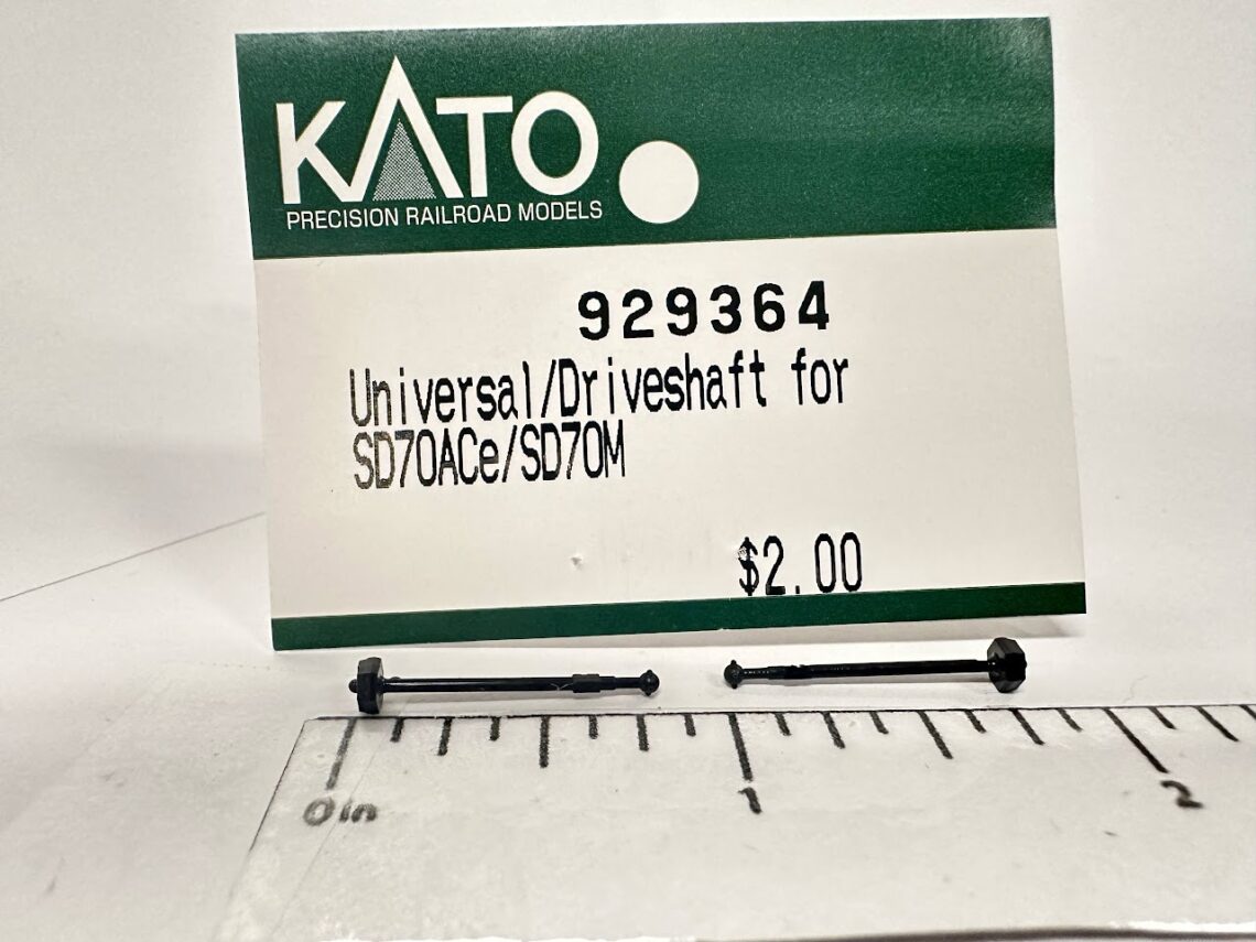 Universal/Driveshaft for SD70ACe + SD70M Sprung Suspension Version (N-Scale)