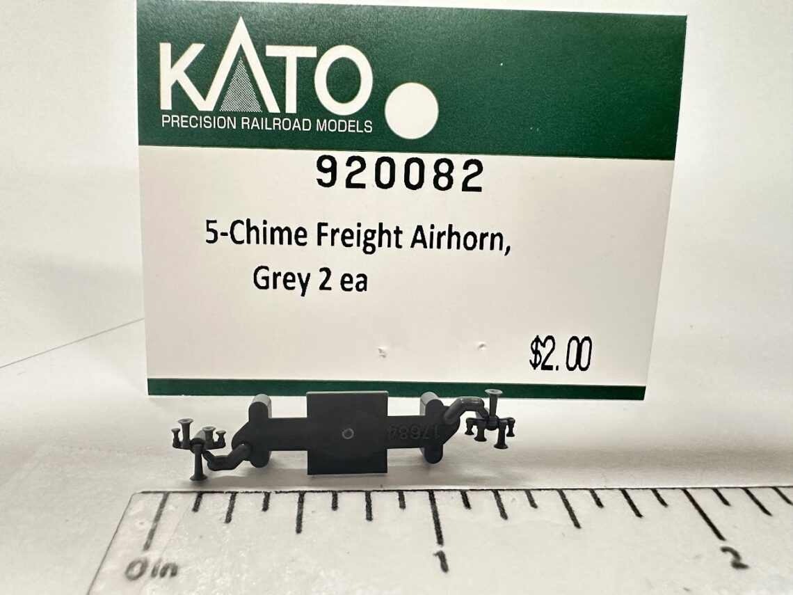 5-Chime Freight Airhorn, Grey (N-Scale)