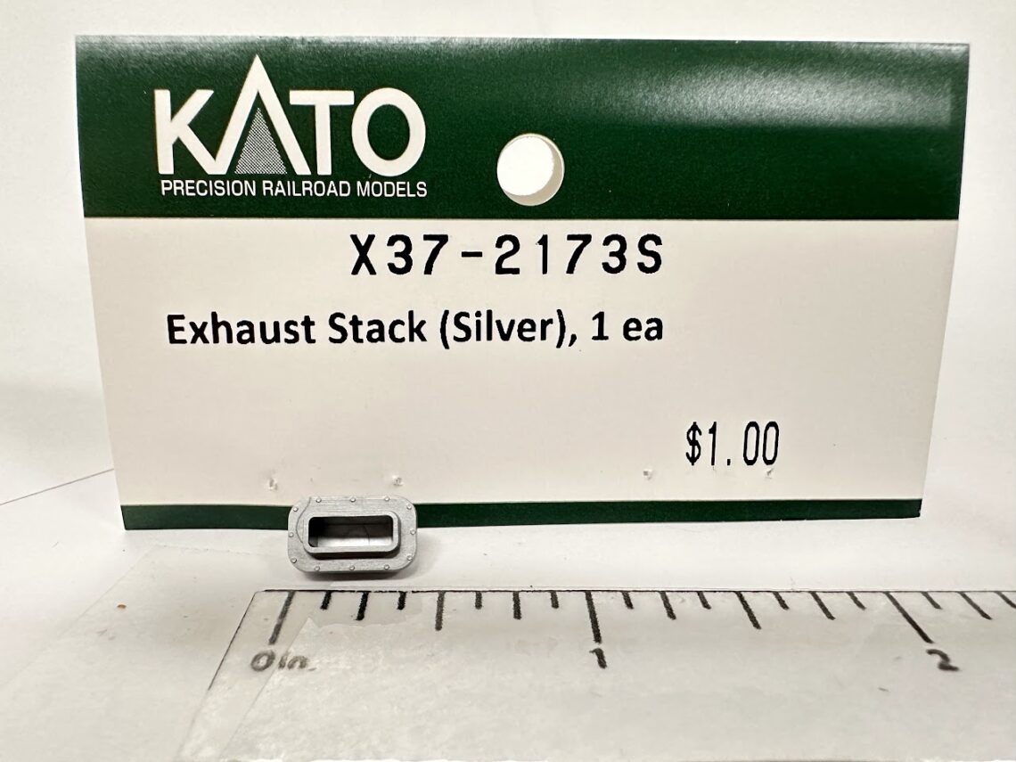 Exhaust Stack (Silver) (HO-Scale)